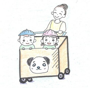 保育士と園児